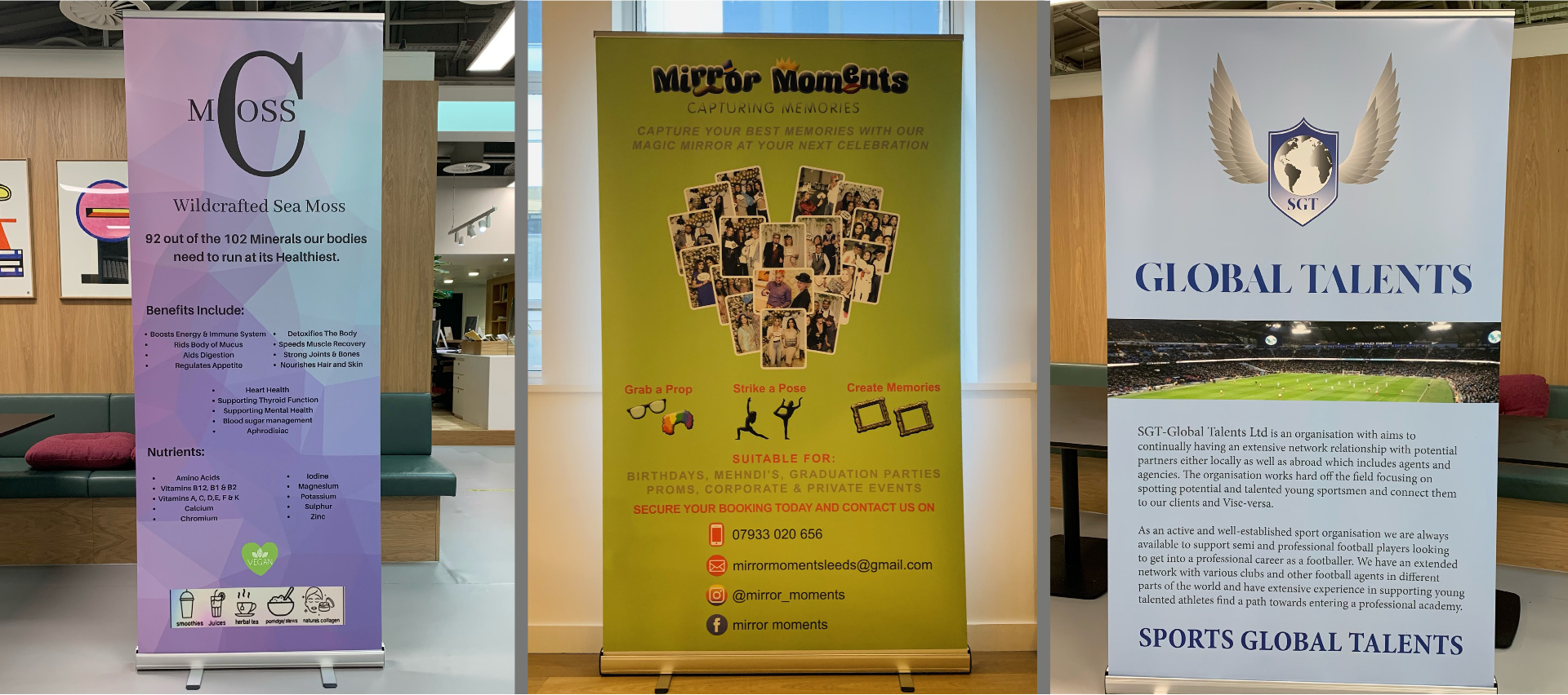 Photos Roller Banners