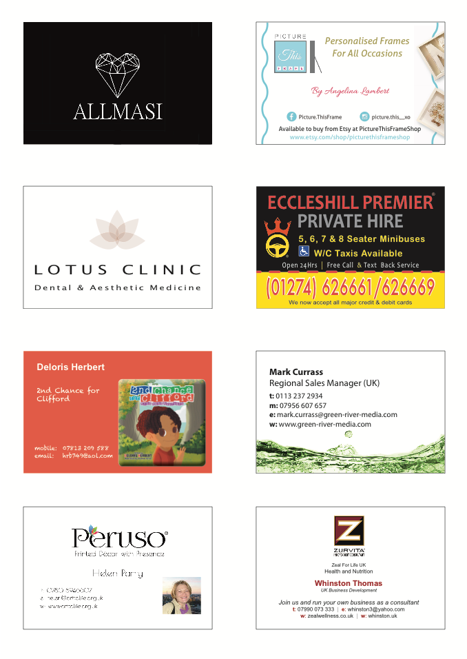 Business Cards - 16 March 2017